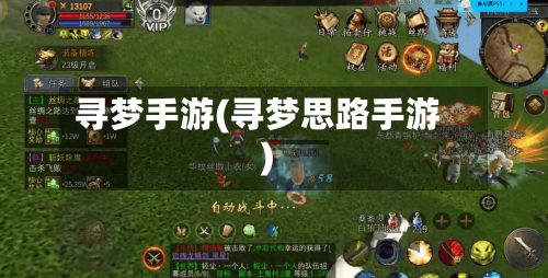 寻梦手游(寻梦思路手游)