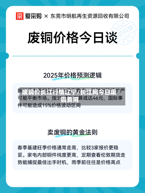 废铜价长江行情辽宁/长江网今日废铜费用