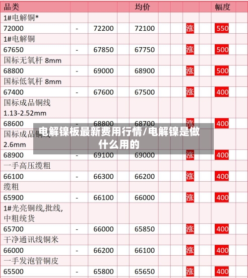 电解镍板最新费用行情/电解镍是做什么用的-第2张图片