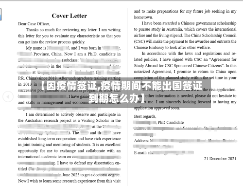 【因疫情签证,疫情期间不能出国签证到期怎么办】-第3张图片