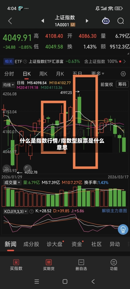 什么是指数行情/指数型股票是什么意思-第2张图片