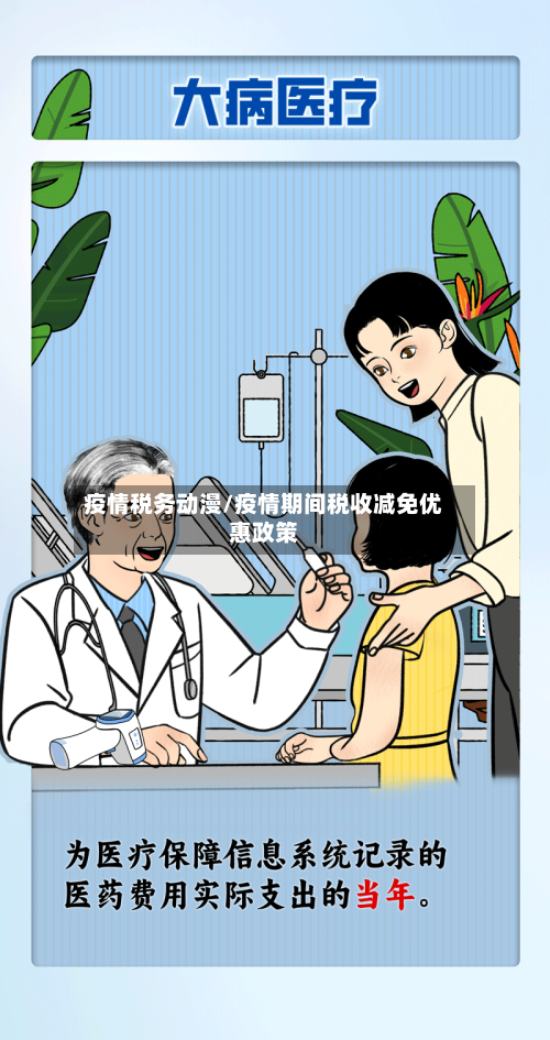 疫情税务动漫/疫情期间税收减免优惠政策