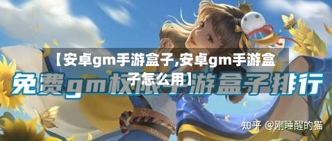 【安卓gm手游盒子,安卓gm手游盒子怎么用】