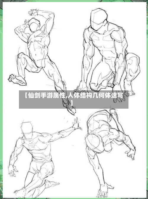 【仙剑手游属性,人体结构几何体速写】-第2张图片