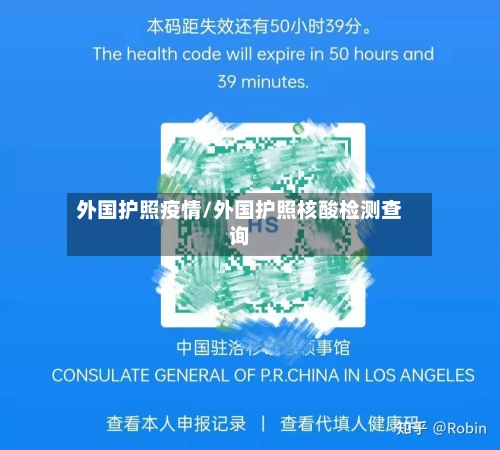 外国护照疫情/外国护照核酸检测查询-第2张图片