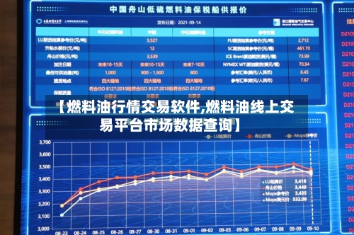 【燃料油行情交易软件,燃料油线上交易平台市场数据查询】-第2张图片