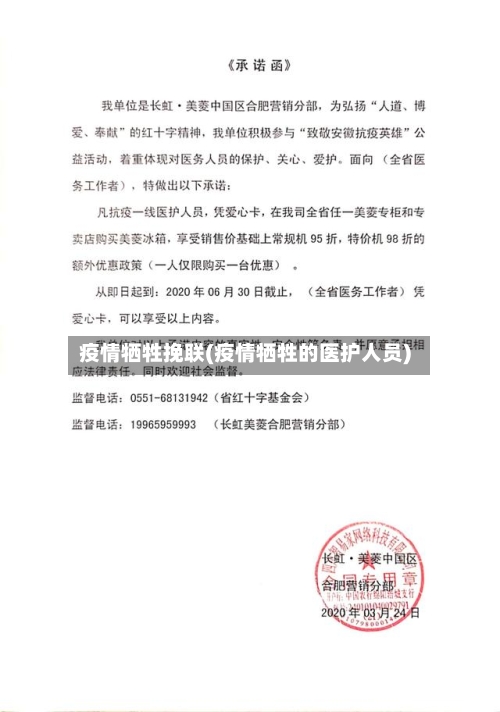 疫情牺牲挽联(疫情牺牲的医护人员)