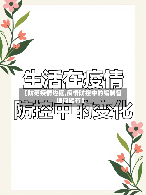 【防范疫情边框,疫情防控中的编制管理问题有】-第2张图片