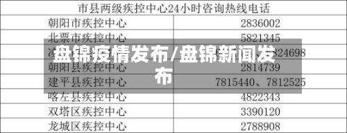 盘锦疫情发布/盘锦新闻发布-第2张图片