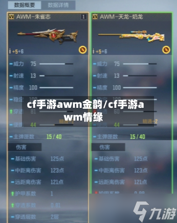 cf手游awm金韵/cf手游awm情缘-第2张图片
