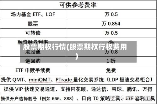 股票期权行情(股票期权行权费用)-第2张图片