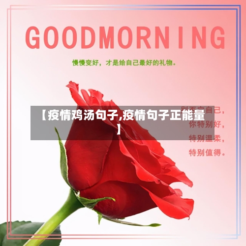 【疫情鸡汤句子,疫情句子正能量】
