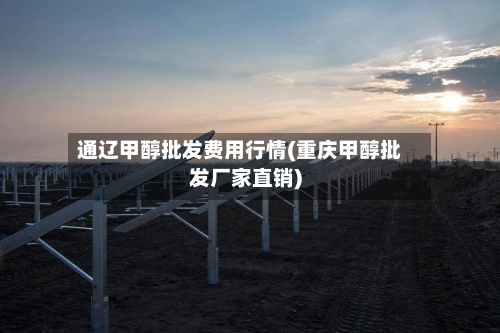 通辽甲醇批发费用行情(重庆甲醇批发厂家直销)-第2张图片