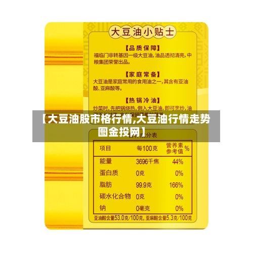 【大豆油股市格行情,大豆油行情走势图金投网】-第2张图片