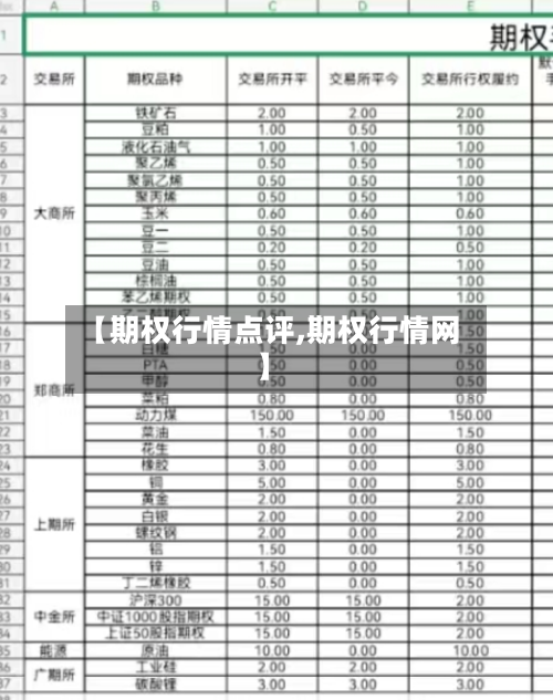 【期权行情点评,期权行情网】-第3张图片