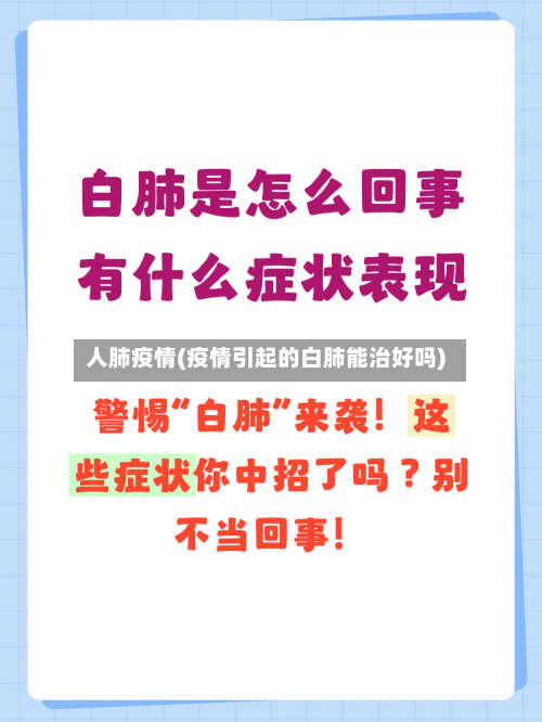 人肺疫情(疫情引起的白肺能治好吗)-第2张图片