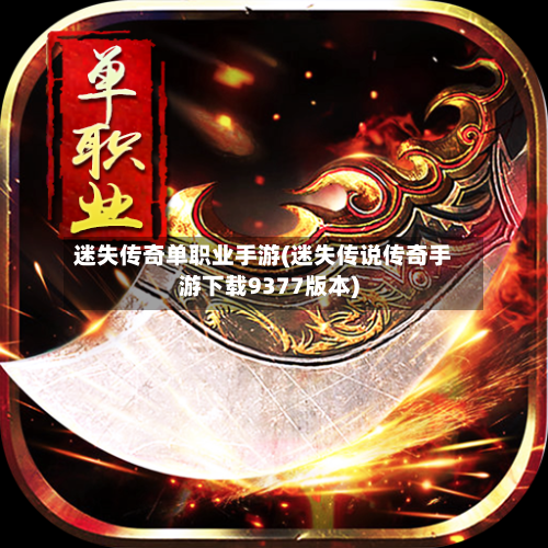 迷失传奇单职业手游(迷失传说传奇手游下载9377版本)-第3张图片