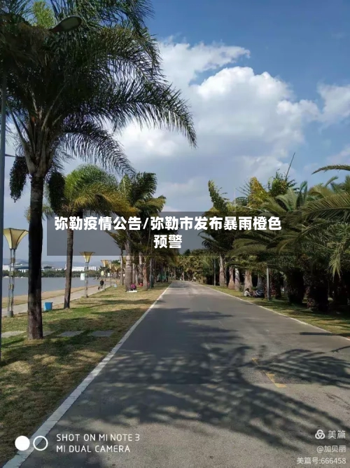 弥勒疫情公告/弥勒市发布暴雨橙色预警-第3张图片