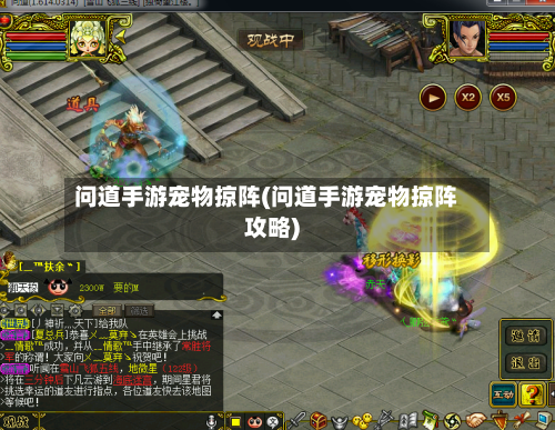 问道手游宠物掠阵(问道手游宠物掠阵攻略)-第2张图片