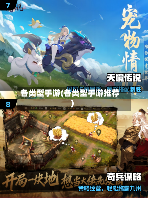 各类型手游(各类型手游推荐)