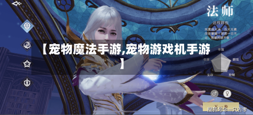 【宠物魔法手游,宠物游戏机手游】