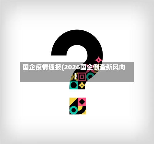 国企疫情通报(2026国企倒查新风向)-第2张图片