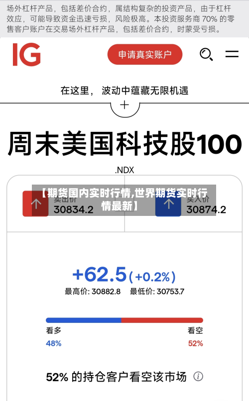 【期货国内实时行情,世界期货实时行情最新】