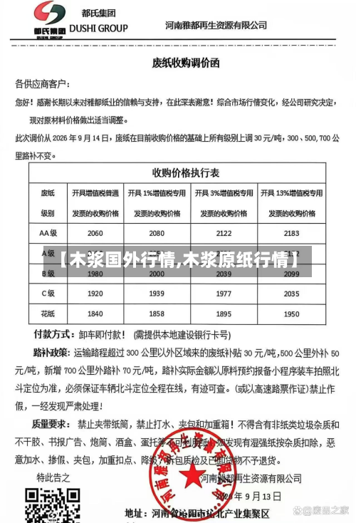 【木浆国外行情,木浆原纸行情】