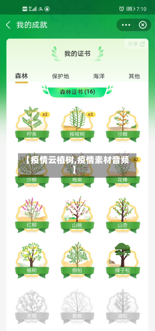 【疫情云植树,疫情素材音频】