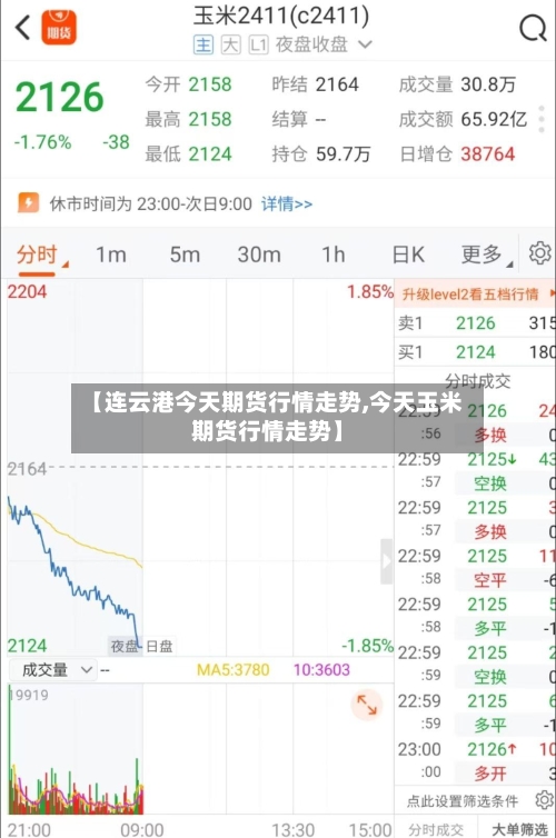 【连云港今天期货行情走势,今天玉米期货行情走势】-第2张图片