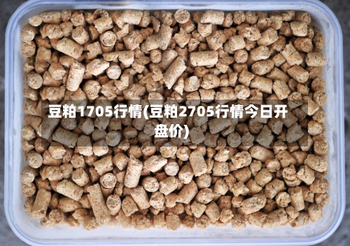 豆粕1705行情(豆粕2705行情今日开盘价)