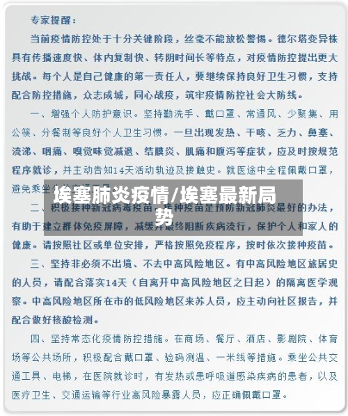 埃塞肺炎疫情/埃塞最新局势-第3张图片