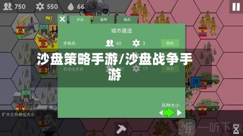 沙盘策略手游/沙盘战争手游