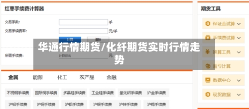 华通行情期货/化纤期货实时行情走势-第3张图片