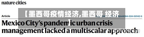 【墨西哥疫情经济,墨西哥 经济】