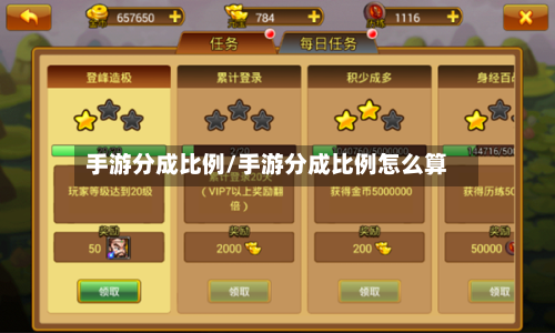 手游分成比例/手游分成比例怎么算