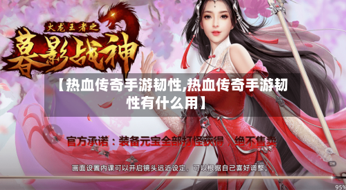 【热血传奇手游韧性,热血传奇手游韧性有什么用】