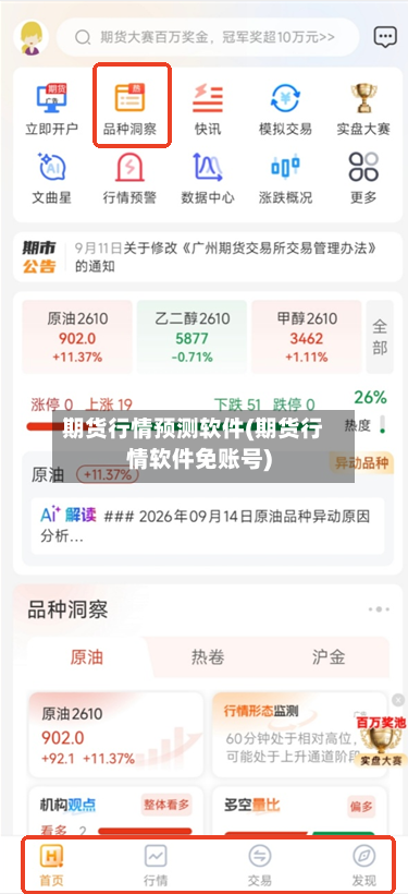 期货行情预测软件(期货行情软件免账号)-第3张图片
