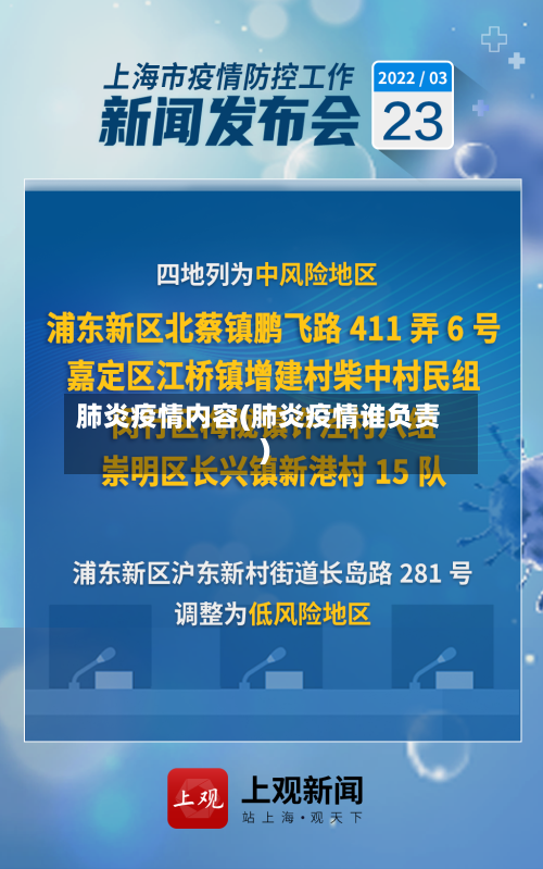 肺炎疫情内容(肺炎疫情谁负责)-第2张图片