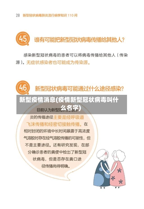 新型疫情消息(疫情新型冠状病毒叫什么名字)-第3张图片