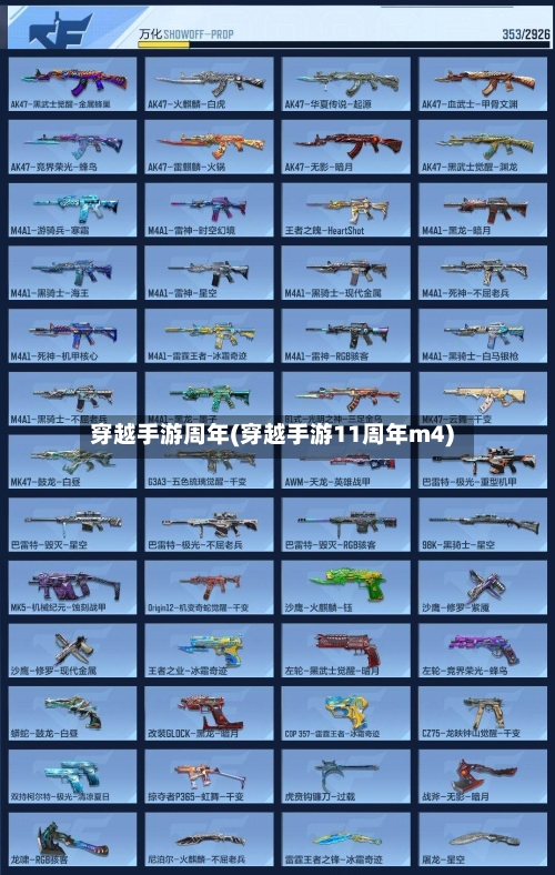 穿越手游周年(穿越手游11周年m4)-第2张图片