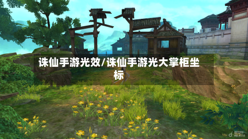 诛仙手游光效/诛仙手游光大掌柜坐标