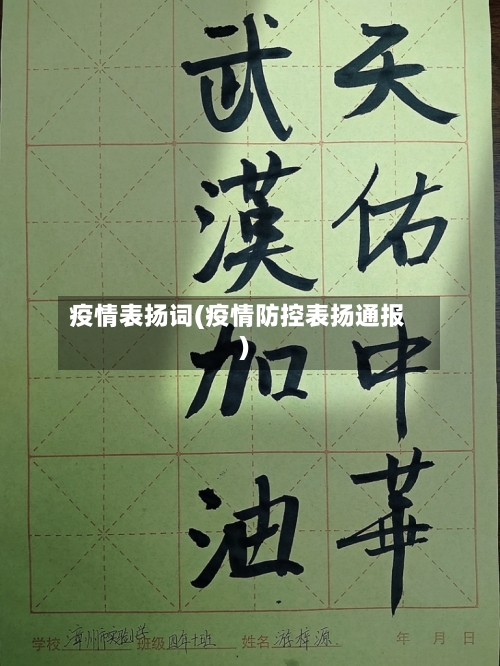 疫情表扬词(疫情防控表扬通报)-第3张图片