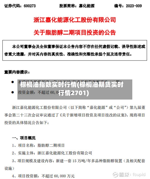 棕榈油指数实时行情(棕榈油期货实时行情2701)-第2张图片