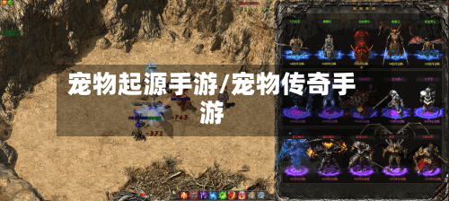宠物起源手游/宠物传奇手游