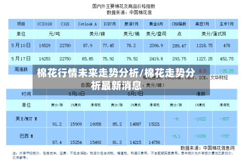 棉花行情未来走势分析/棉花走势分析最新消息-第2张图片