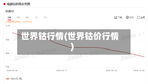 世界钴行情(世界钴价行情)-第2张图片