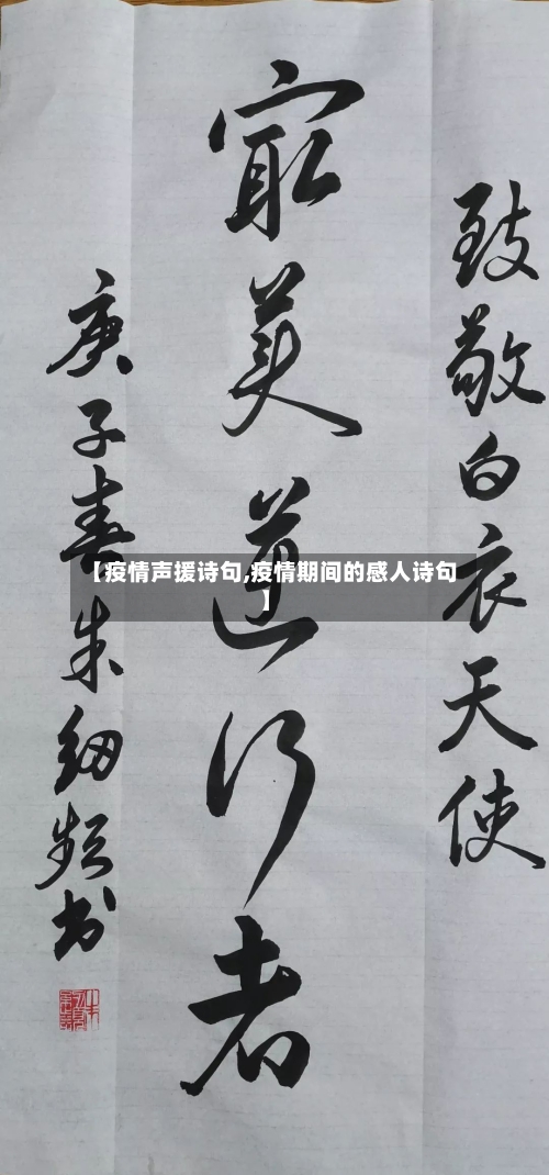 【疫情声援诗句,疫情期间的感人诗句】
