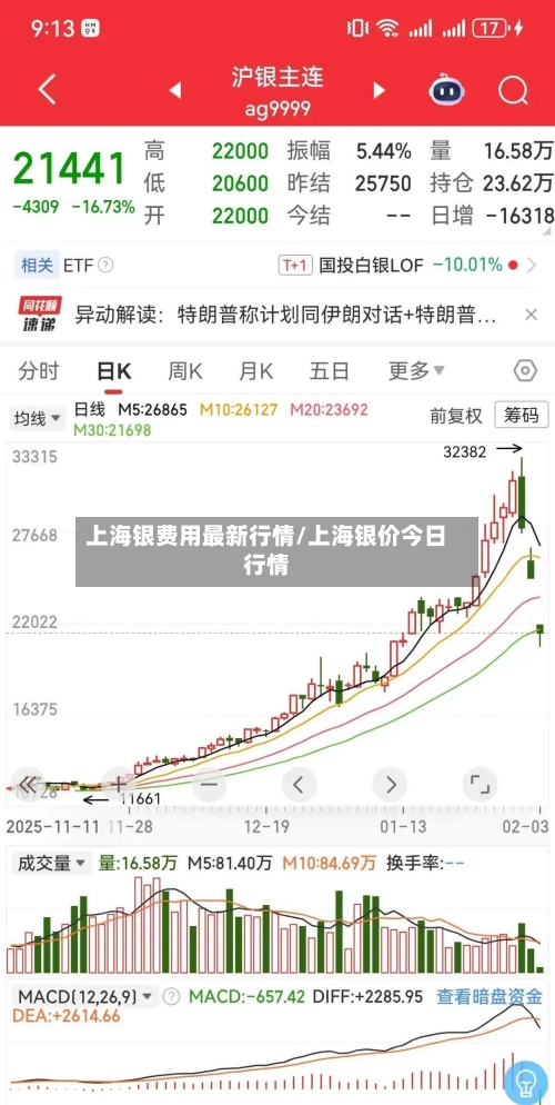 上海银费用最新行情/上海银价今日行情