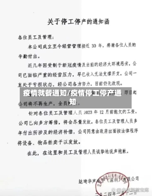 疫情就餐通知/疫情停工停产通知-第2张图片